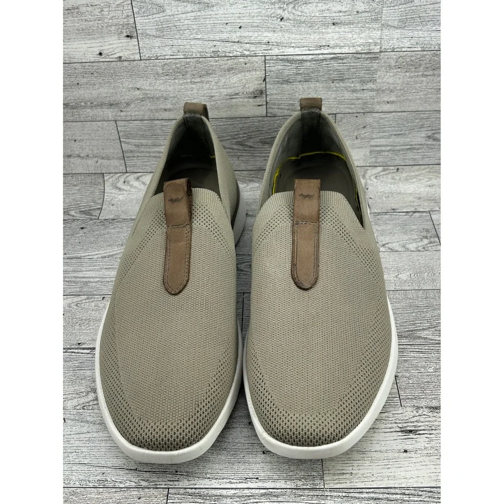 Wolf & Shepherd SwiftKnit‎ Loafers Mens 10 Taupe Knit Slip On WNSKLF2-37-D100